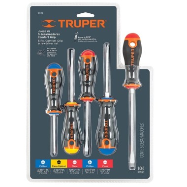 JUEGO 5 DESTORNILLADORES TRUPER 