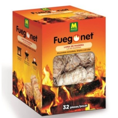 LANA DE MADERA ENCENDIDO BBQ