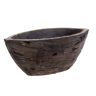 VASO OVALE WOOD