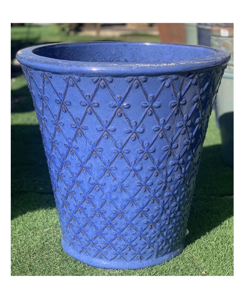 MACETA BALI AZUL