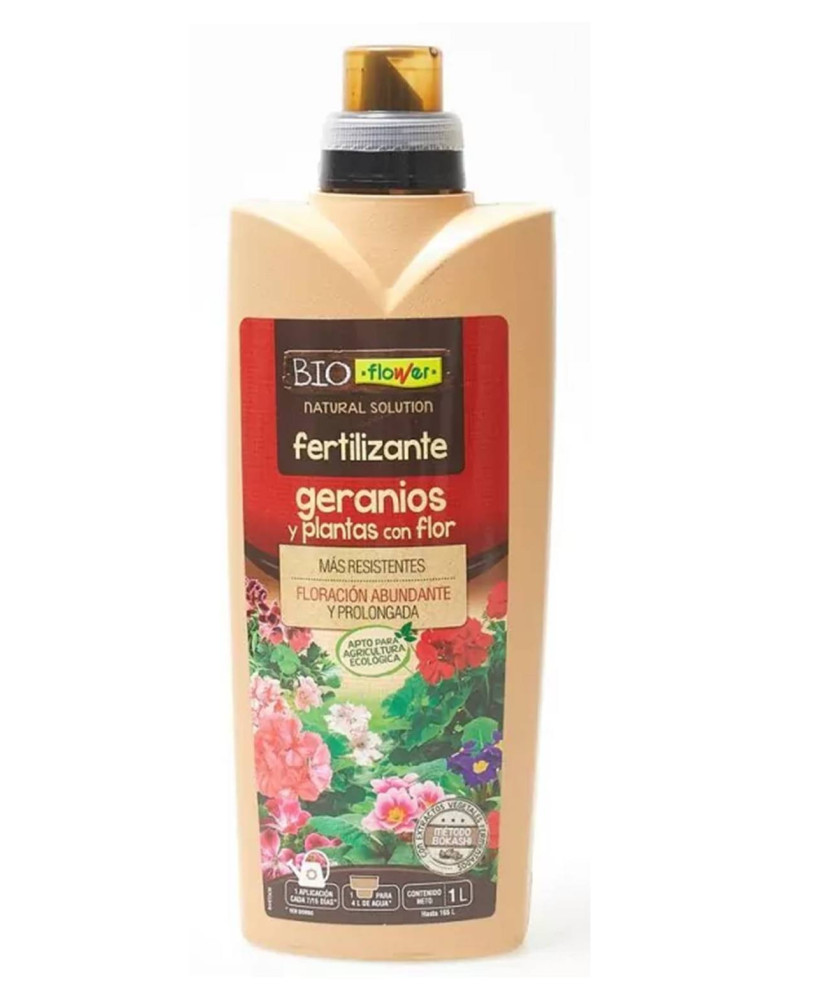 FERTILIZANTE LÍQUIDO GERANIOS 1L