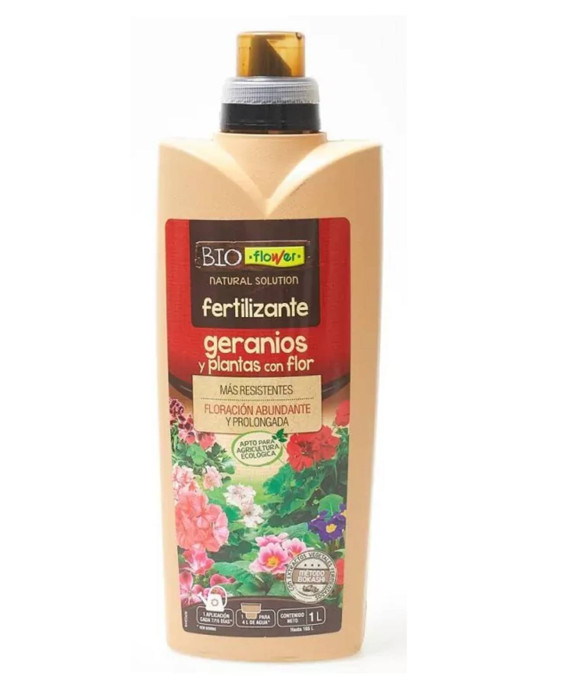 FERTILIZANTE LÍQUIDO GERANIOS 1L