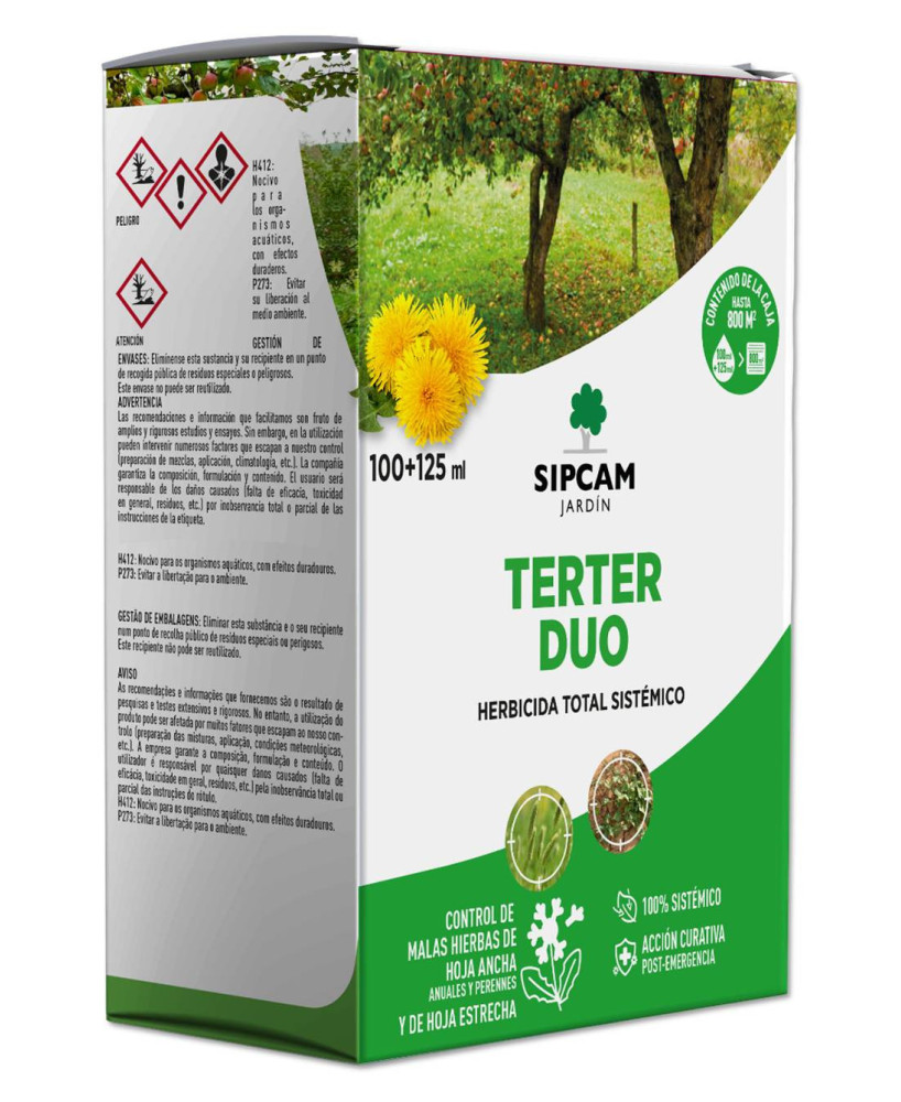HERBICIDA TERTER DUO 100+125ML / 800M2