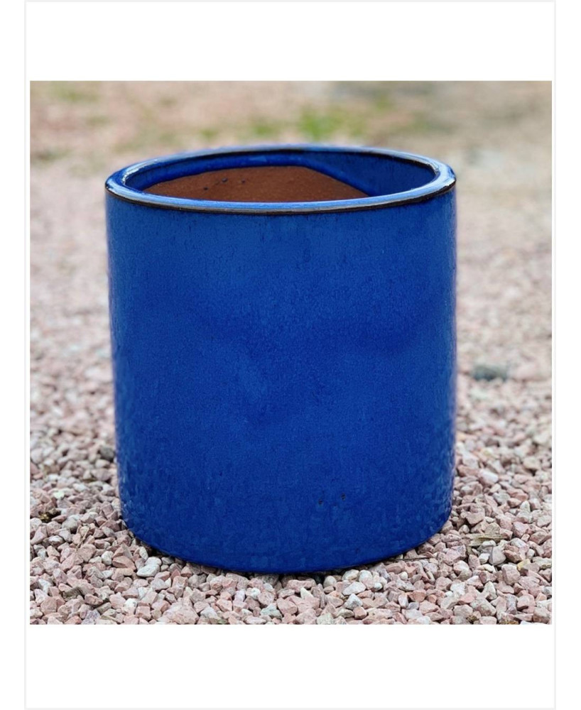 MACETA DAMA AZUL