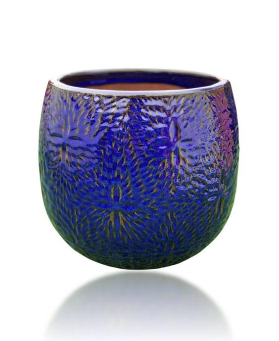 MACETA SABA AZUL