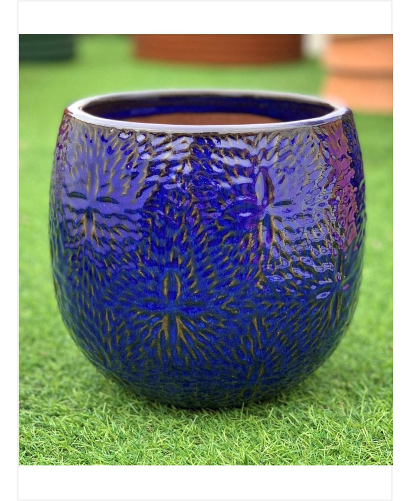 MACETA SABA AZUL