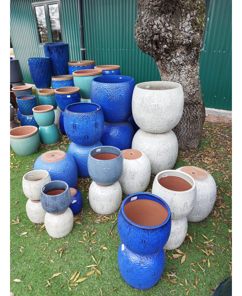 MACETA SABA AZUL