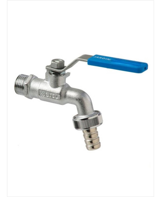 GRIFO CURVO MANGUERA PASO-TOTAL PN-16 PALANCA