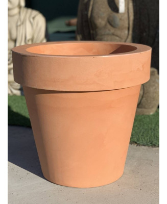 MACETA MAGNOLIA BLANCO MARRON ARENA GRANDE (LIQUIDACIÓN)