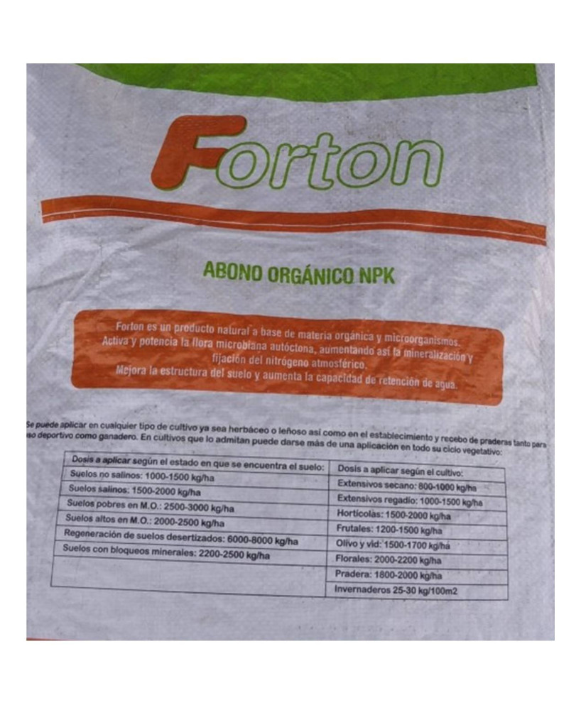 ABONO PÉLET ORGÁNICO 25 KG