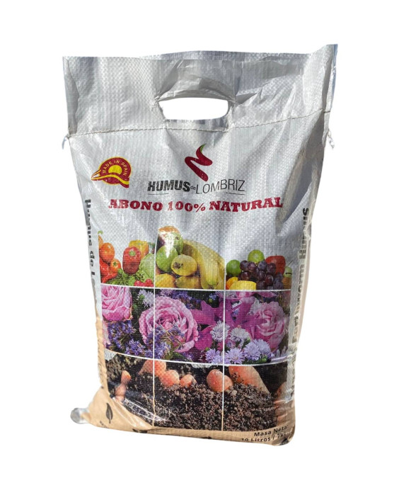 HUMUS DE LOMBRIZ 10L