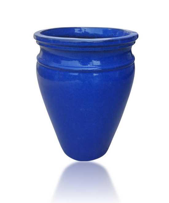 MACETA RONDA AZUL